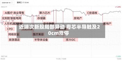 近端次新股局部异动 粤芯半导触及20cm涨停-第2张图片