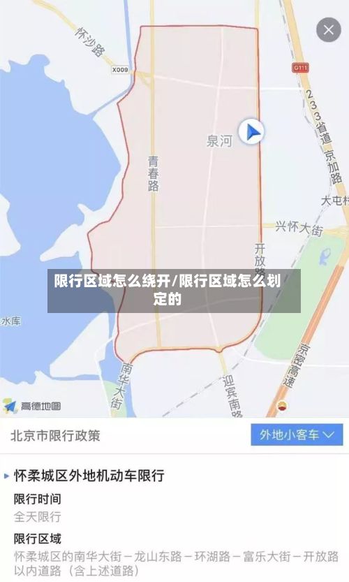 限行区域怎么绕开/限行区域怎么划定的