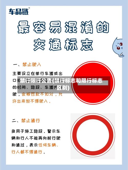 禁行限行公告(禁行标志和限行标志区别)