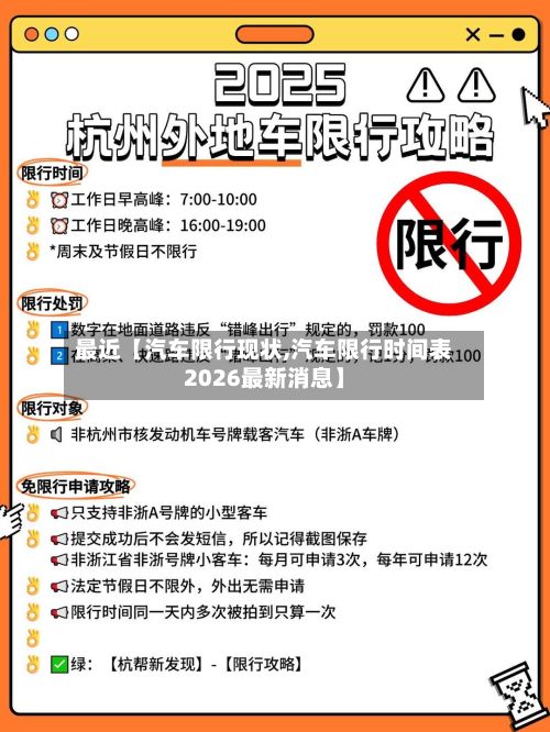 最近【汽车限行现状,汽车限行时间表2026最新消息】-第2张图片