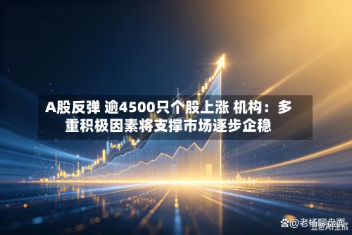 A股反弹 逾4500只个股上涨 机构:多重积极因素将支撑市场逐步企稳-第2张图片