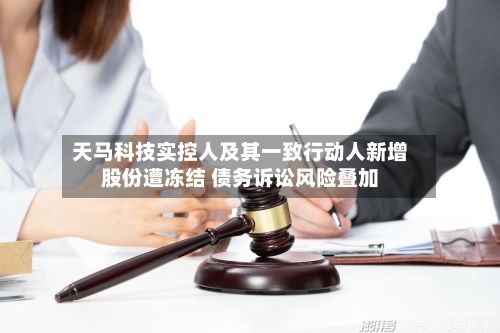 天马科技实控人及其一致行动人新增股份遭冻结 债务诉讼风险叠加