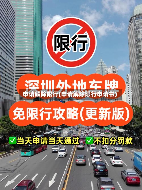 申请解除限行(申请解除限行申请书)-第3张图片