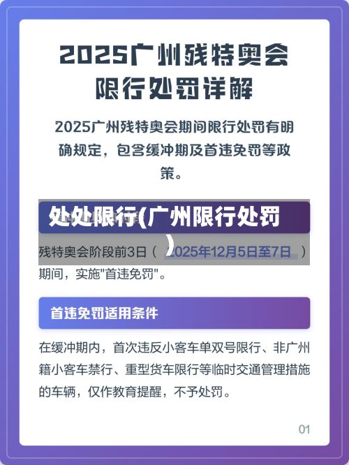 处处限行(广州限行处罚)