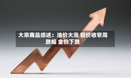 大宗商品综述:油价大涨 铜价收窄周跌幅 金价下跌-第2张图片