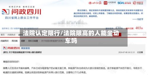 法院认定限行/法院限高的人能坐动车吗-第2张图片