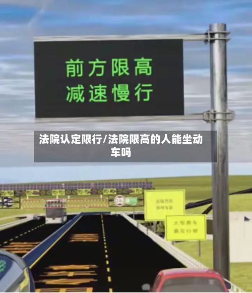 法院认定限行/法院限高的人能坐动车吗