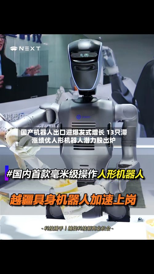 国产机器人出口迎爆发式增长 13只滞涨绩优人形机器人潜力股出炉-第2张图片