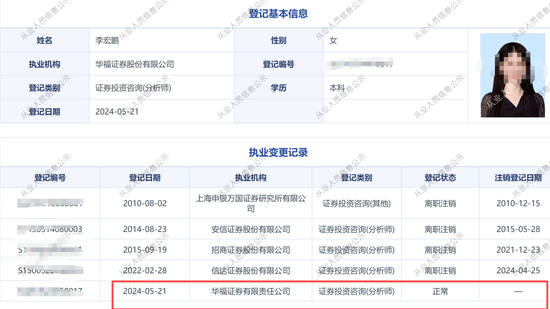 出圈了!华福证券李宏鹏在个人公众号官宣离职